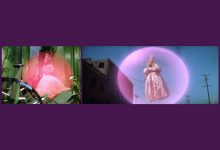 Frame beside frame of Glinda descending in The Wizard of Oz and Wild at Heart