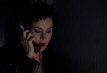 Jennifer Tilly on the phone from the film Bound